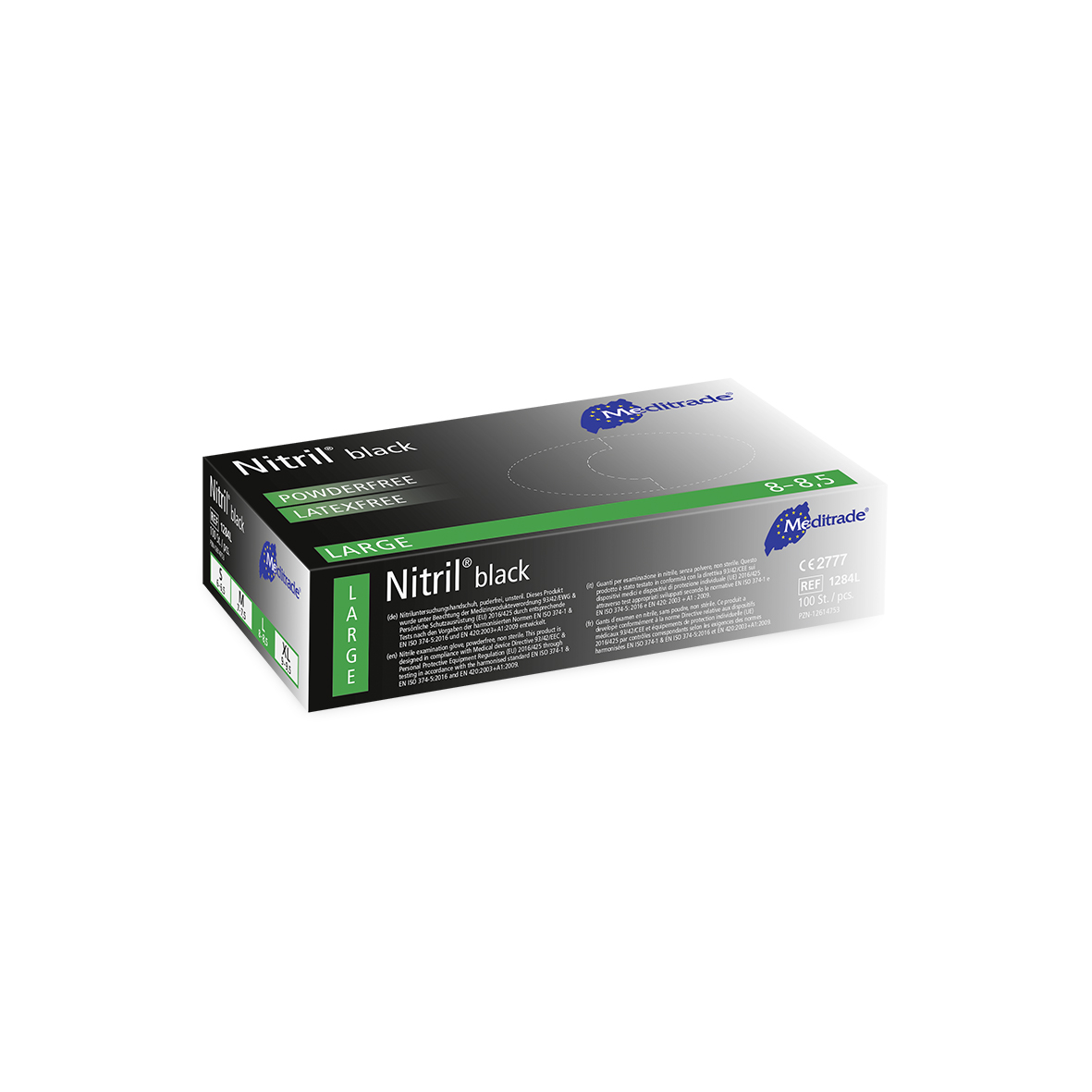 Nitril® Black, Untersuchungs- und Schutzhandschuh, Gr. L