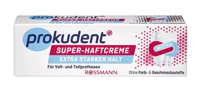 Prokudent Super-Haftcreme neutral extra stark