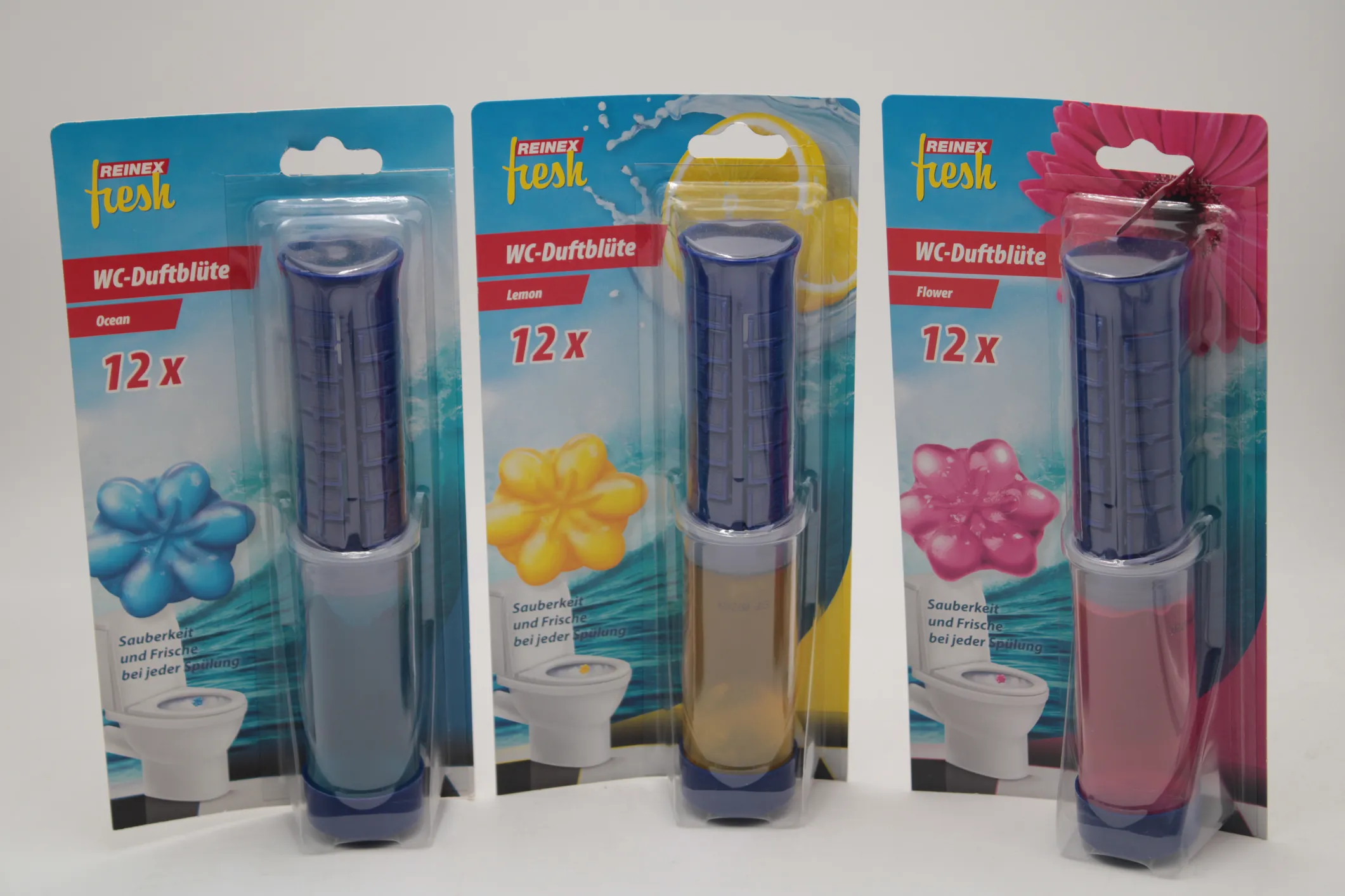 WC-Duftblüte sortiert Lemon / Ocean / Flower 75 ml WC-Duftblüte sortiert Lemon / Ocean / Flower 75 ml