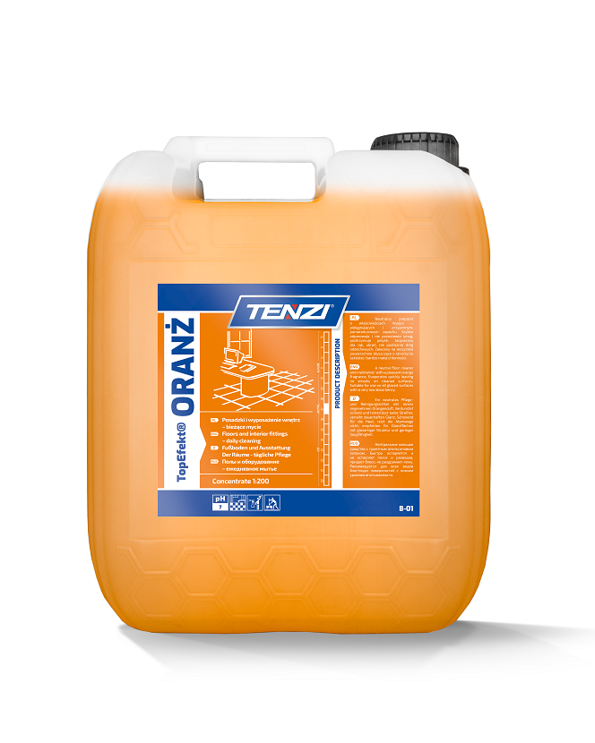 TopEfekt® Oranż Reinigung von Boden und Innenausstattung 10L