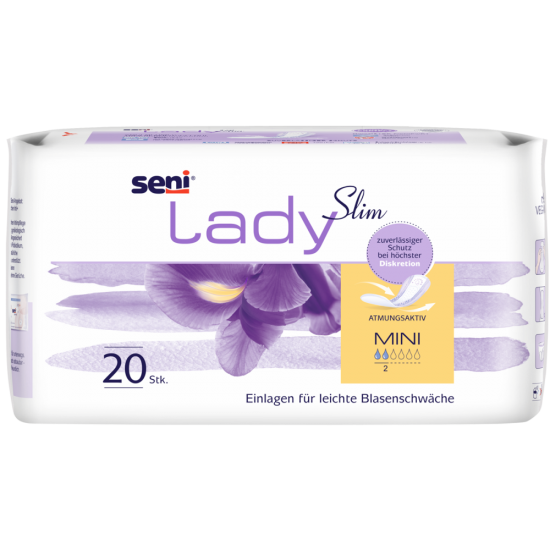 Seni Lady anatomische Inkontinenzeinlage Slim Mini für Frauen 20 Stück