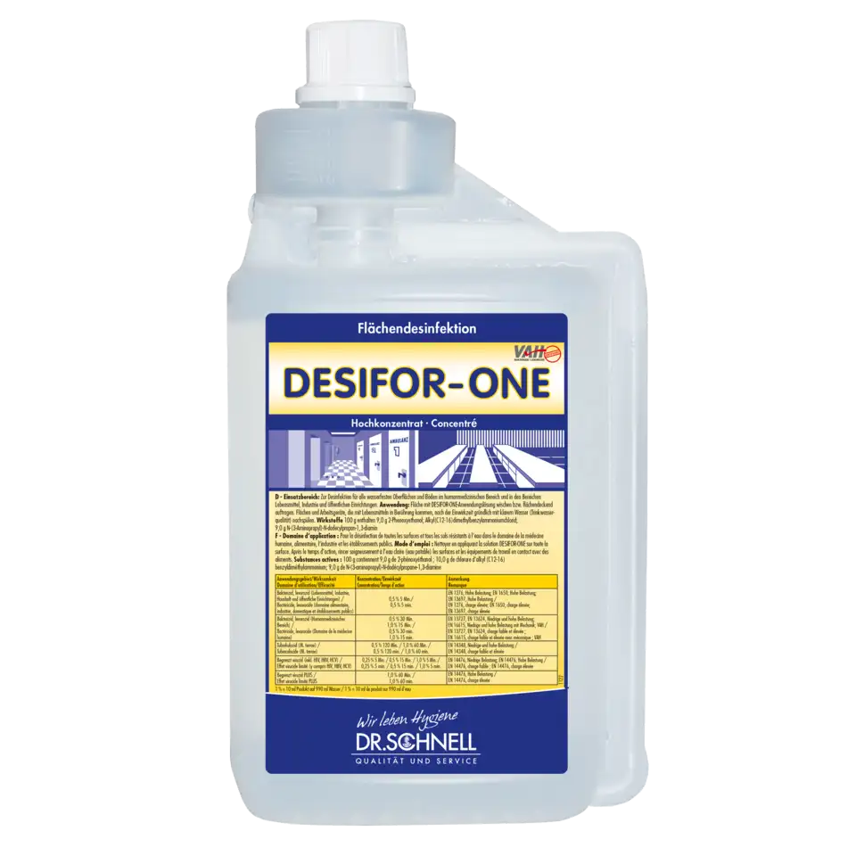 DESIFOR-ONE Flächendesinfektion  begrenzt viruzid PLUS DESIFOR-ONE Flächendesinfektion  begrenzt viruzid PLUS