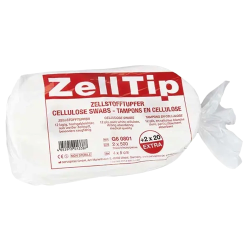 Zell Tip 4x5cm unsteril AP 2 Rollen zu je 520 St.