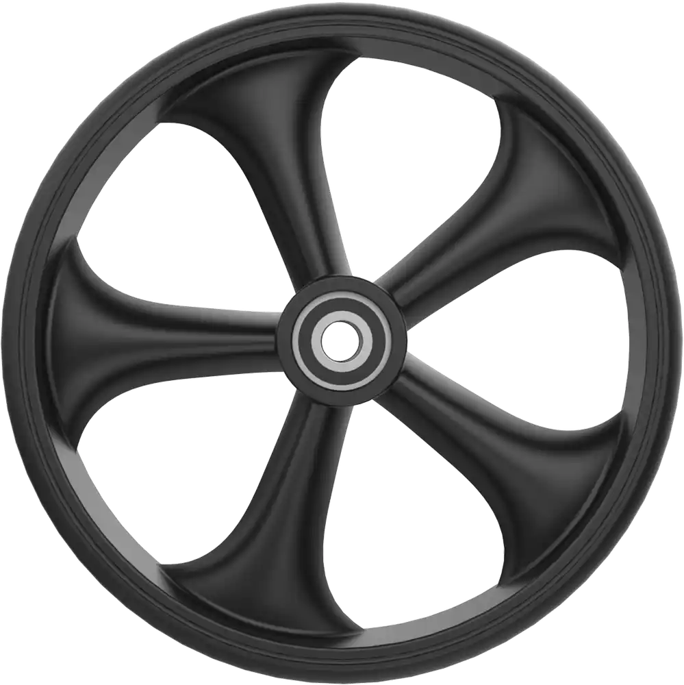 Hinterrad für Leopard, Tiger und Buffalo Rollator (1 Stück)