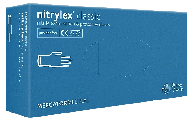 Mercator Nitrylex Classic-Nitril Handschuh Weiß