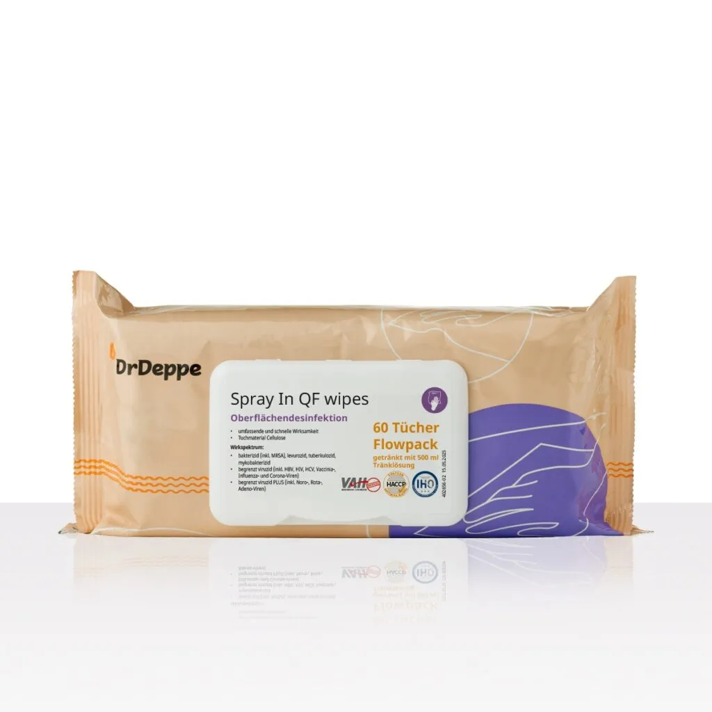 DrDeppe SprayIn QF Bio-wipes - Nachfüllpack 70 Tücher
