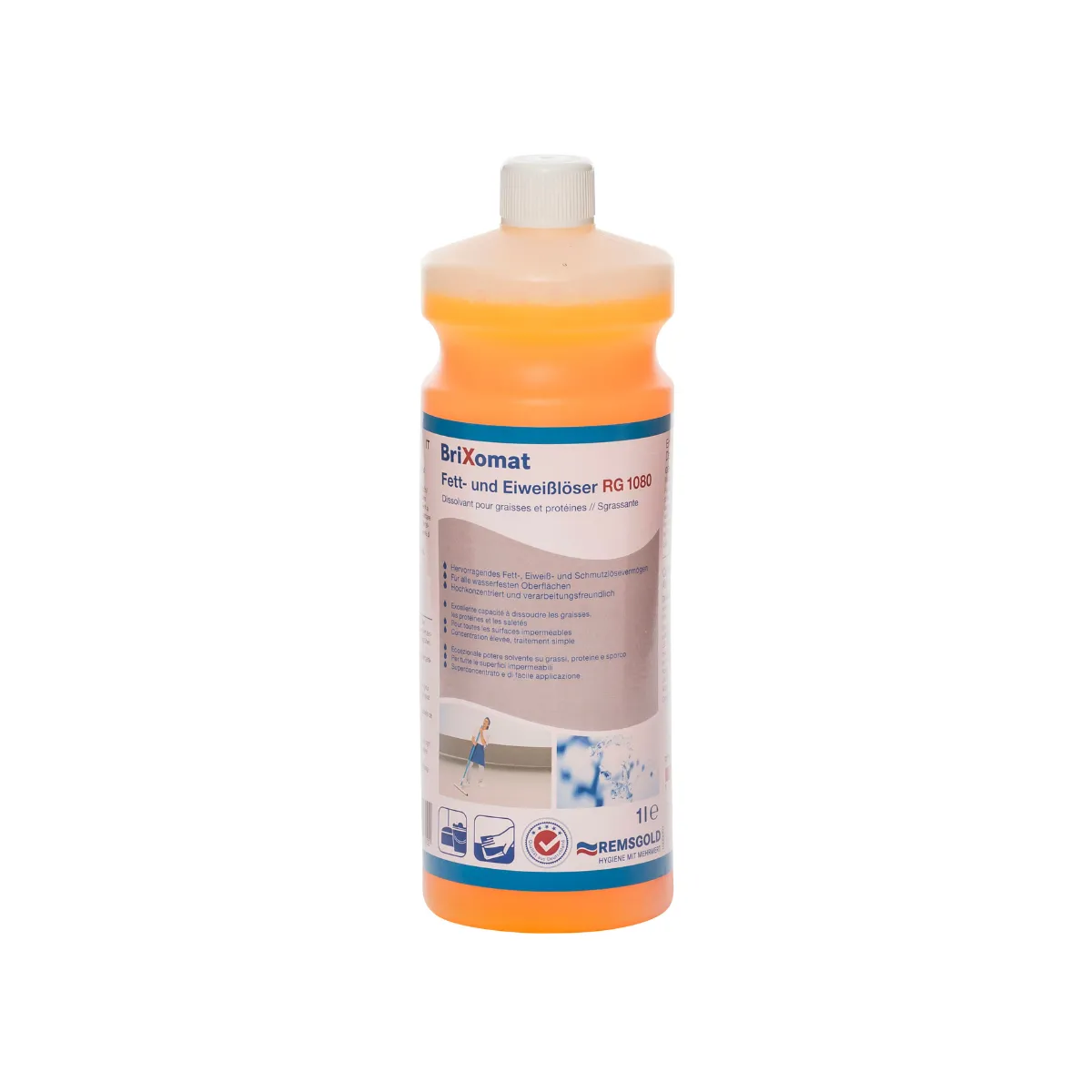 BriXomat Fett- und Eiweißlöser RG 1080, 1 l Flasche
