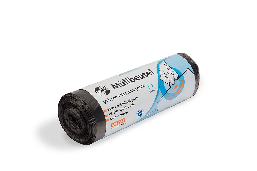 Deiss UNIVERSAL PLUS Klimaneutral Müllbeutel aus HDPE 30 L Deiss UNIVERSAL PLUS Klimaneutral Müllbeutel aus HDPE 30 L