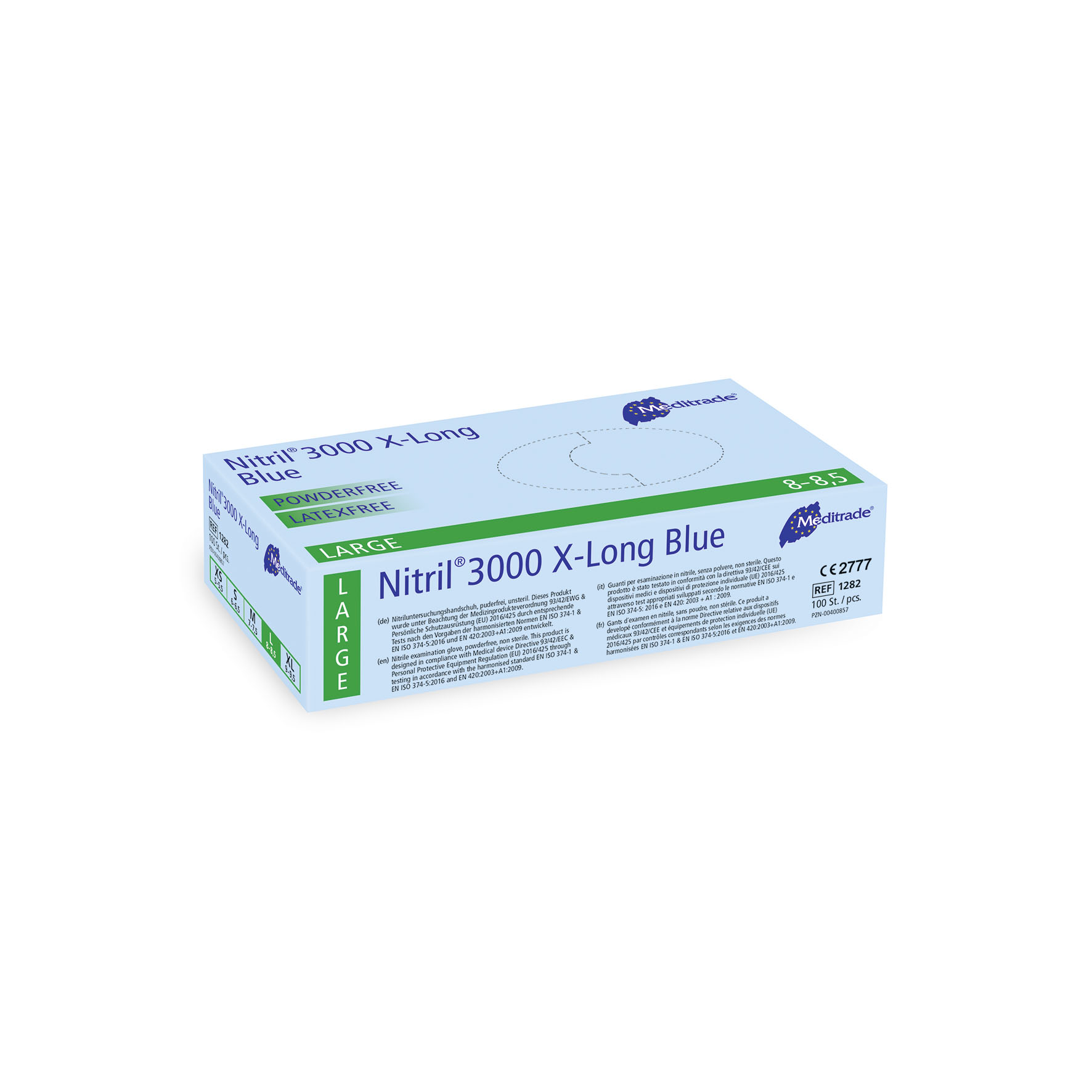 Nitril® 3000 X-Long Blau