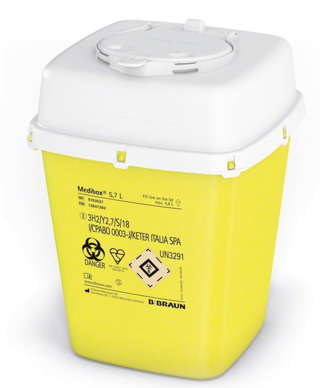Medibox® 5,7 Liter Entsorgungsbehälter