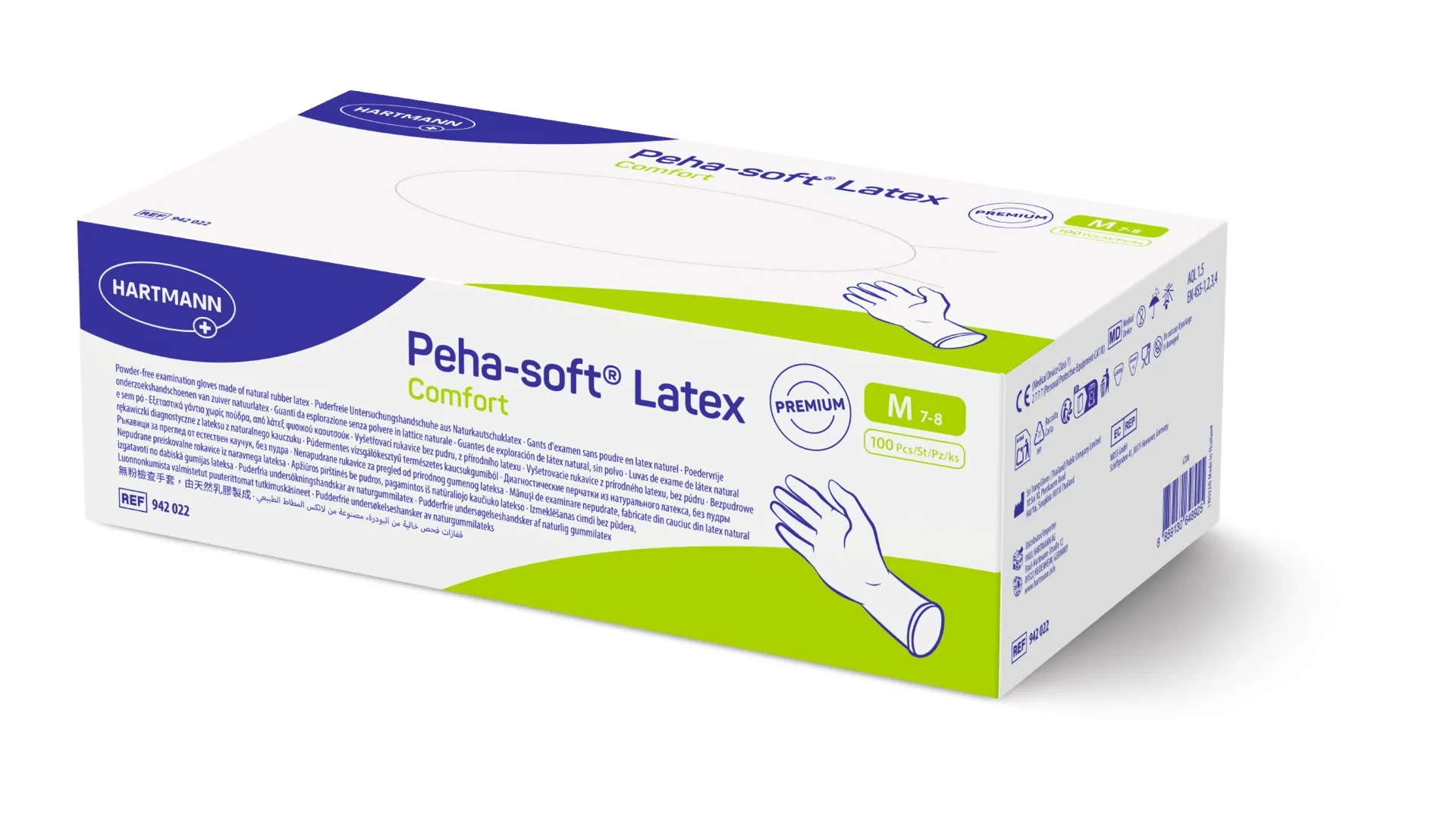 Peha-soft latex comfort mittel Latex à 100 puderfrei