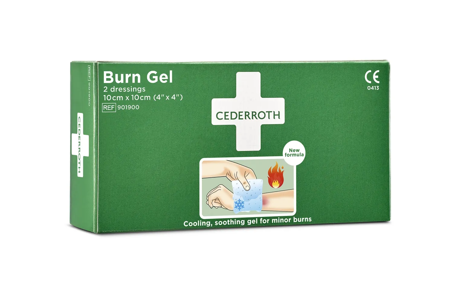 Burn Gel Kompresse für den Arm - 20×20 cm Burn Gel Kompresse für den Arm - 20×20 cm