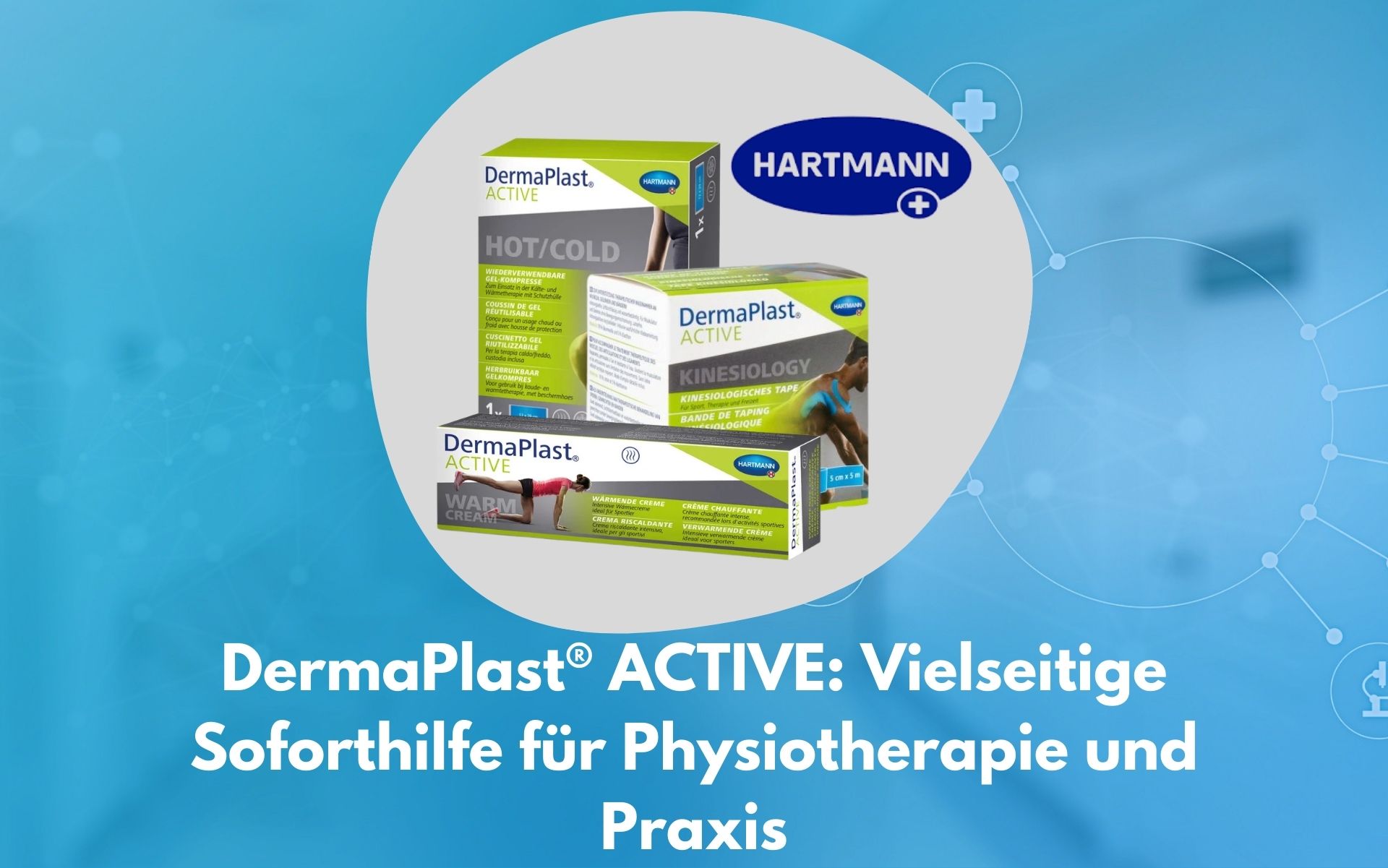 DermaPlast® ACTIVE: Vielseitige Soforthilfe für Physiotherapie und Arztpraxis