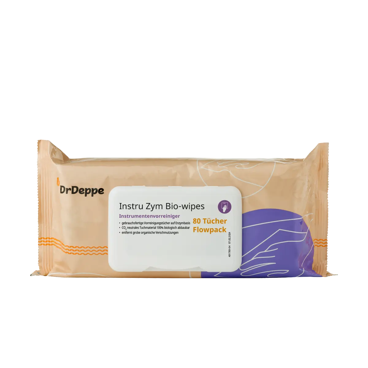 DrDeppe Instru Zym Bio-wipes Reinigungstücher (fertig)