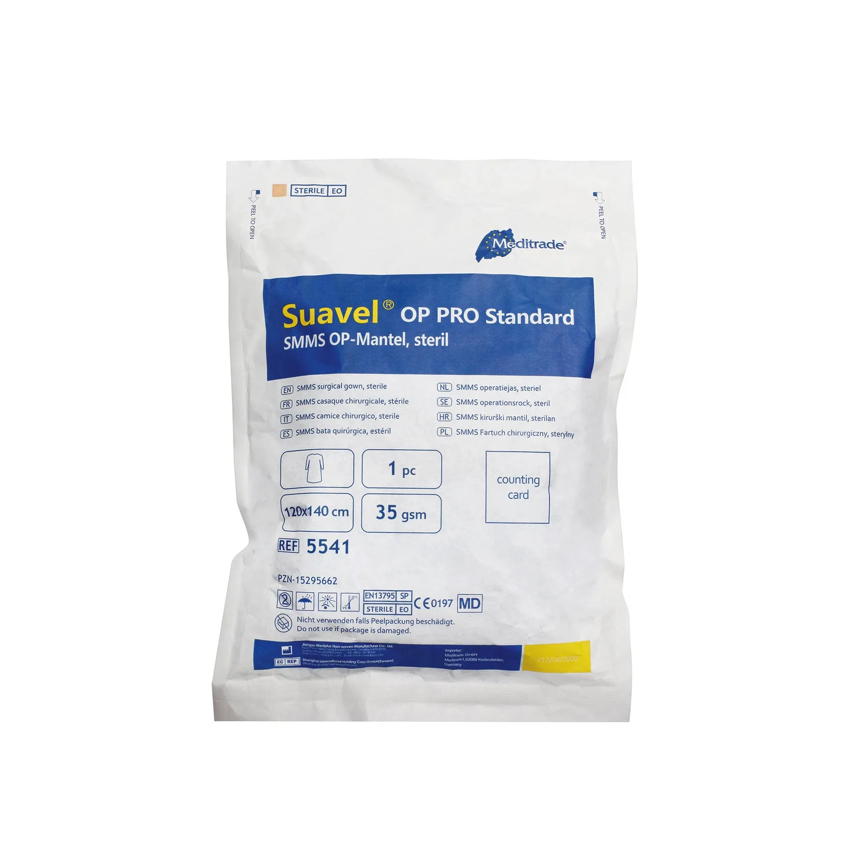 Suavel OP PRO Standard SMMS, OP-Mantel, steril