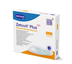 Zetuvit Plus Silicone Border SAP-Wundauflage steril