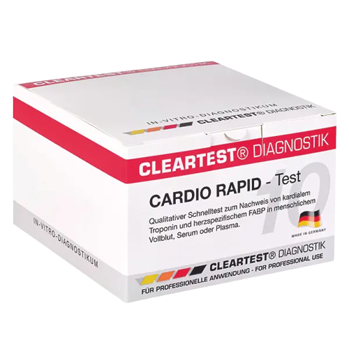 Cleartest Cardio rapid Infarkttest Vollblut/Serum oder Plasma