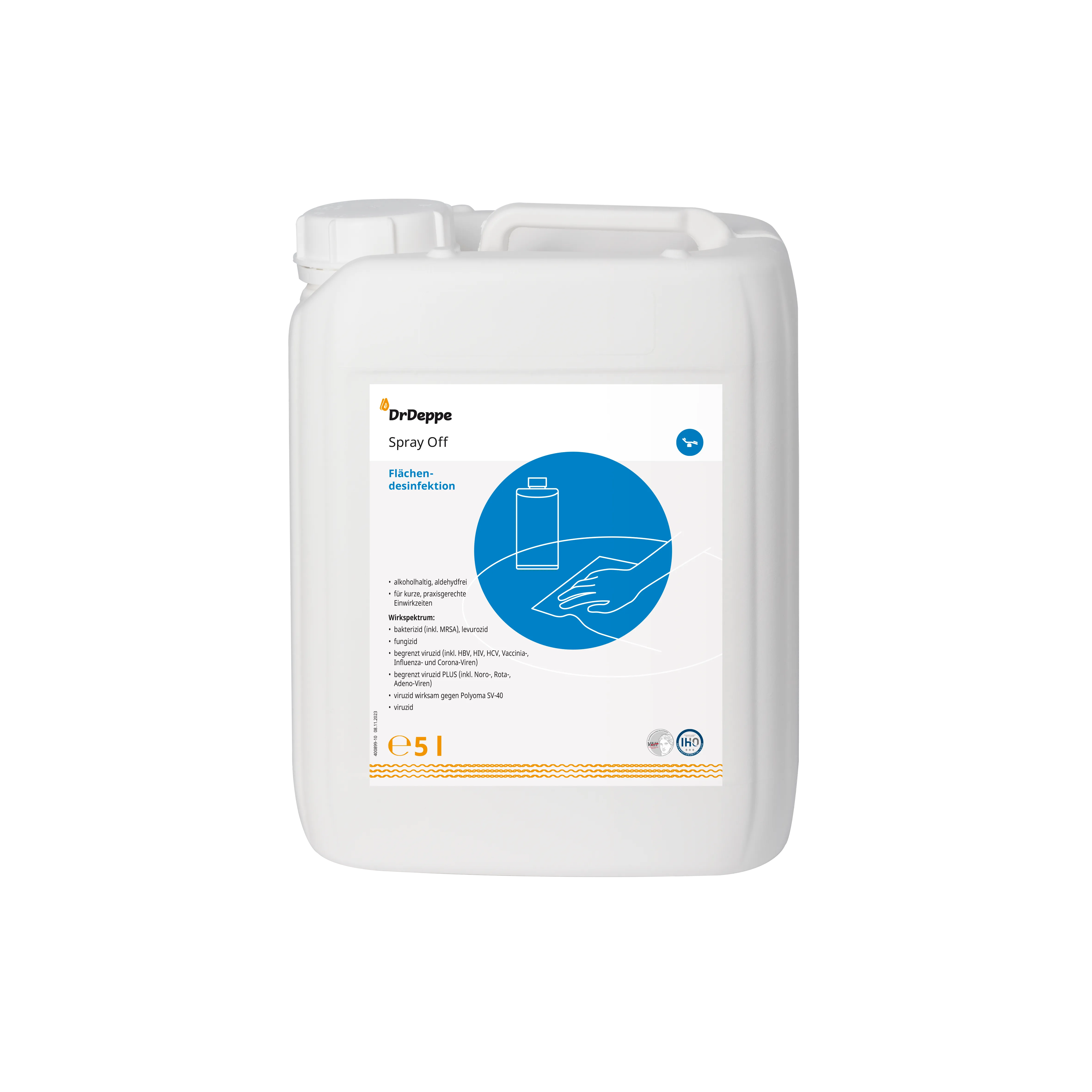 DrDeppe SprayOff Flächendesinfektion 5 L DrDeppe SprayOff Flächendesinfektion 5 L