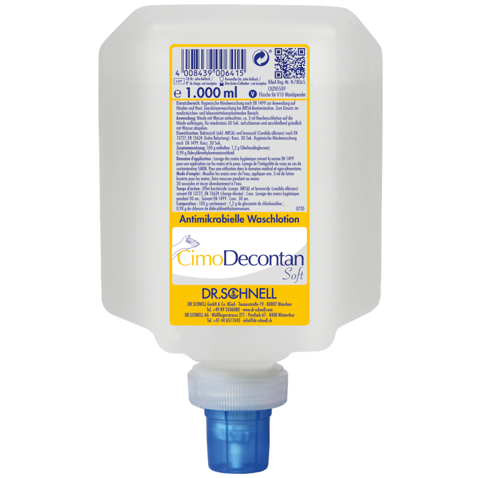 CIMODECONTAN SOFT Spenderflasche V10 1000 ml